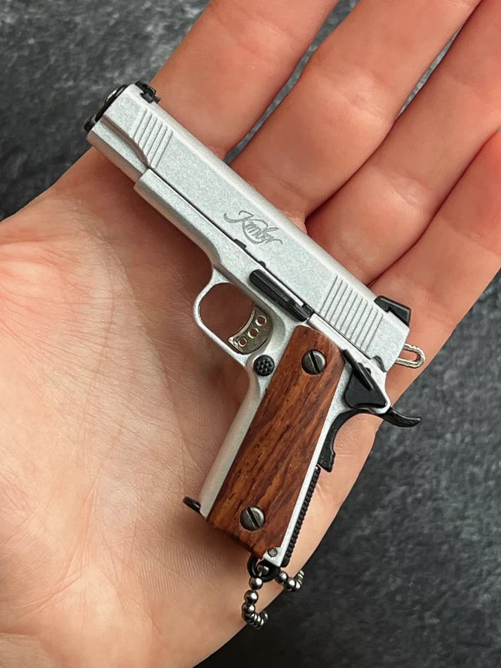 MiniCaliber™ Kimber Wooden Grip Detachable Keychain