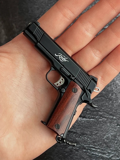 MiniCaliber™ Kimber Wooden Grip Detachable Keychain