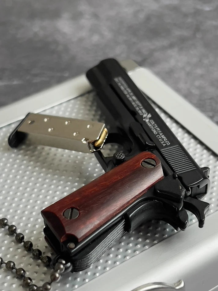 MiniCaliber™ Colt Wooden Grip Detachable Keychain