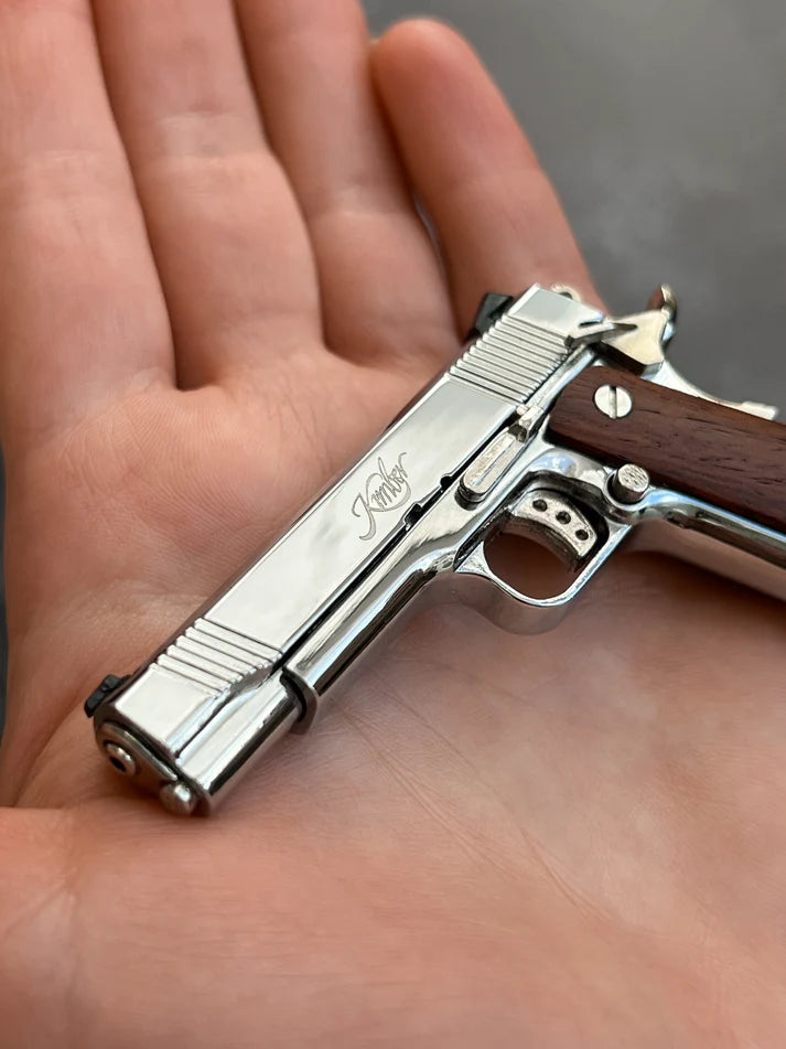 MiniCaliber™ Kimber Wooden Grip Detachable Keychain