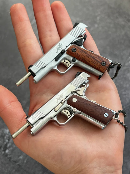 MiniCaliber™ Kimber Wooden Grip Detachable Keychain
