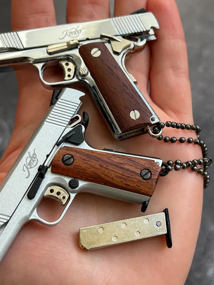 MiniCaliber™ Kimber Wooden Grip Detachable Keychain