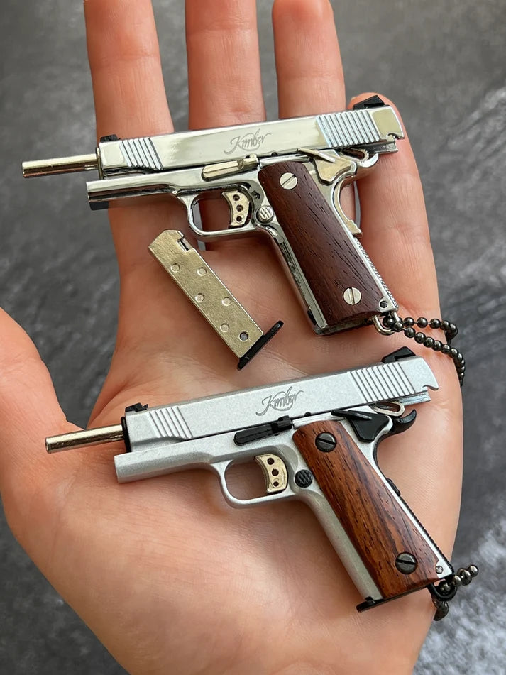 MiniCaliber™ Kimber Wooden Grip Detachable Keychain