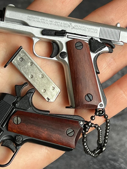 MiniCaliber™ Colt Wooden Grip Detachable Keychain