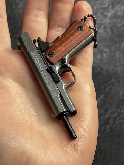 MiniCaliber™ Colt Wooden Grip Detachable Keychain
