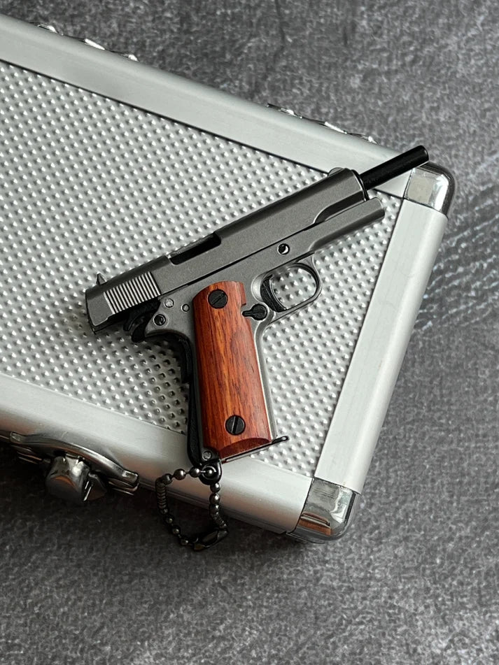 MiniCaliber™ Colt Wooden Grip Detachable Keychain