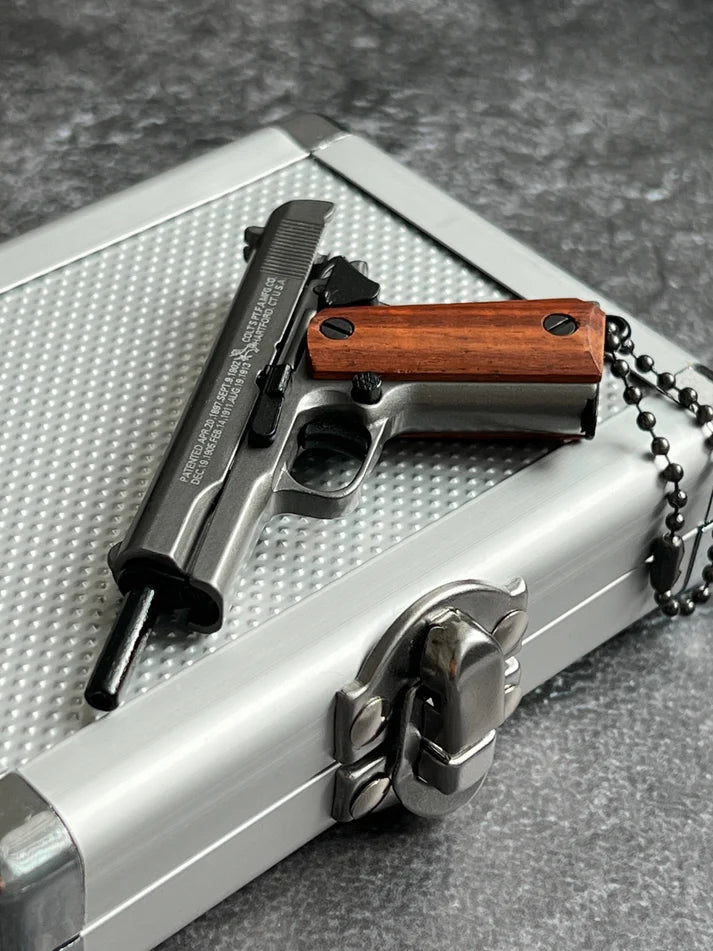 MiniCaliber™ Colt Wooden Grip Detachable Keychain