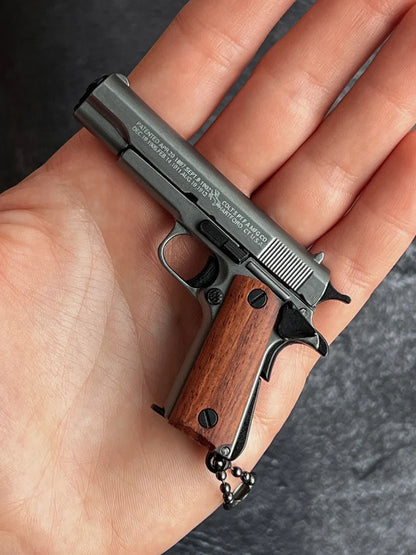 MiniCaliber™ Colt Wooden Grip Detachable Keychain