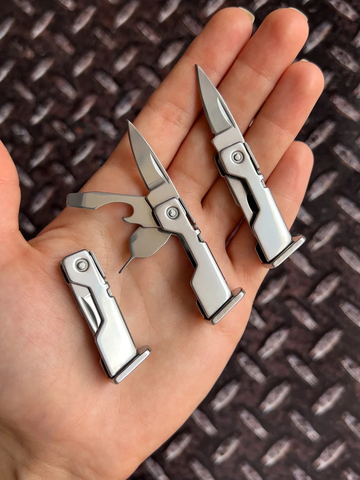 MiniCaliber™ Beretta Wooden Grip Multi-Tool Keychain