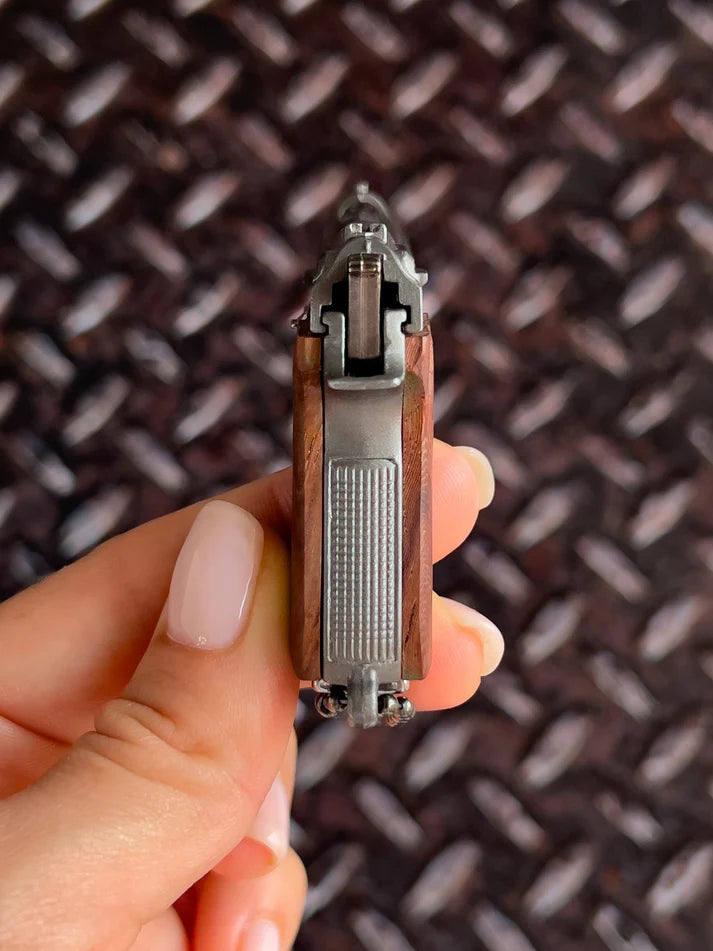 MiniCaliber™ Beretta Wooden Grip Multi-Tool Keychain