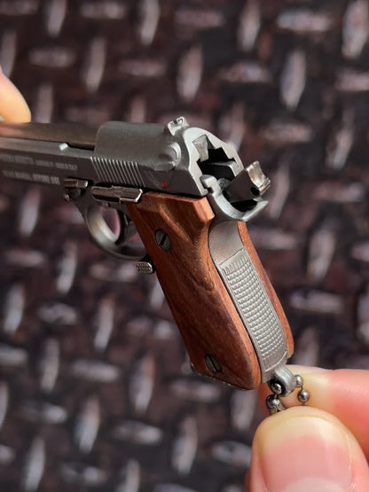 MiniCaliber™ Beretta Wooden Grip Multi-Tool Keychain