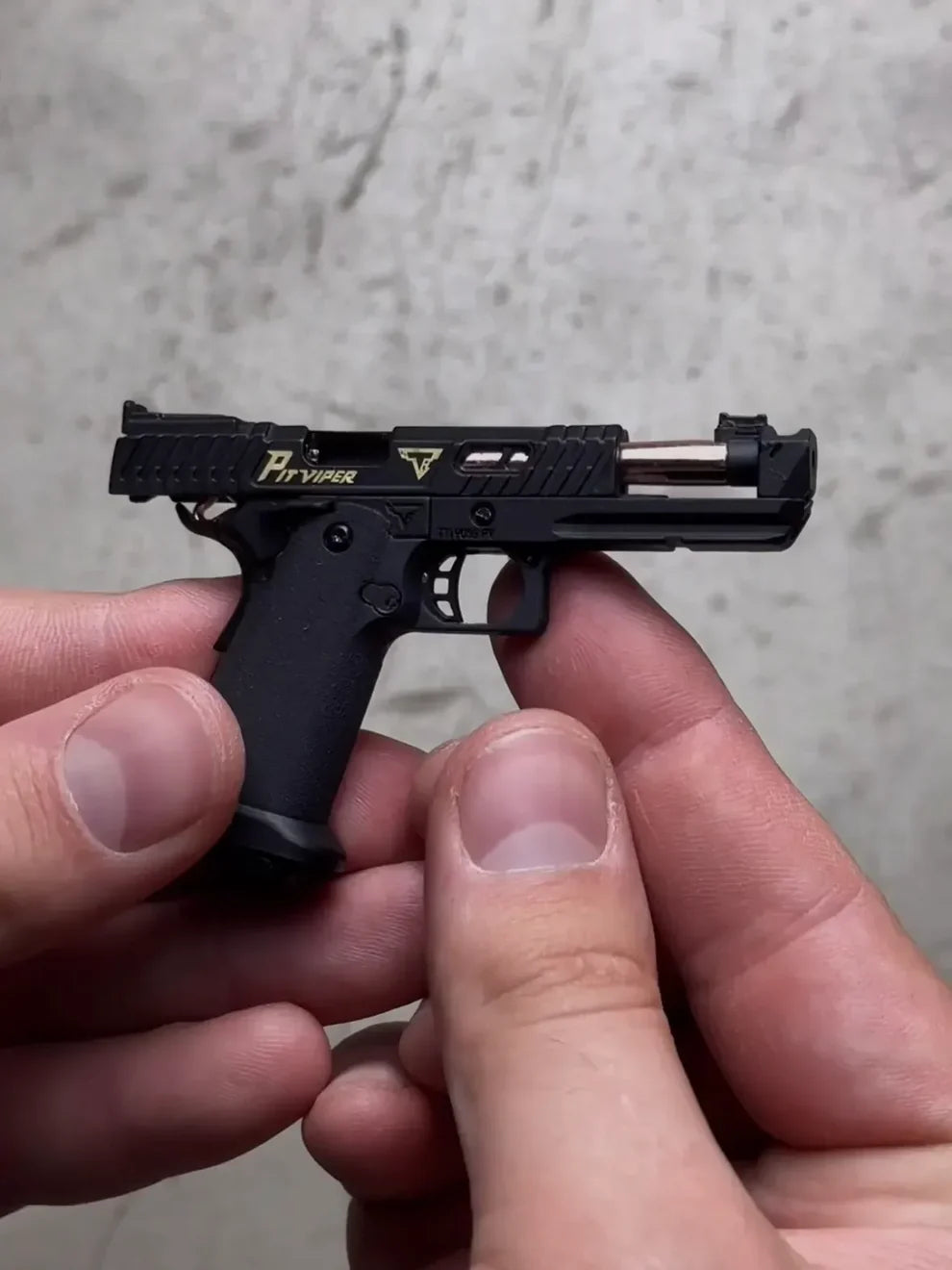 MiniCaliber™ Glock G34 Pit Viper Ejection Detachable Keychain with Case
