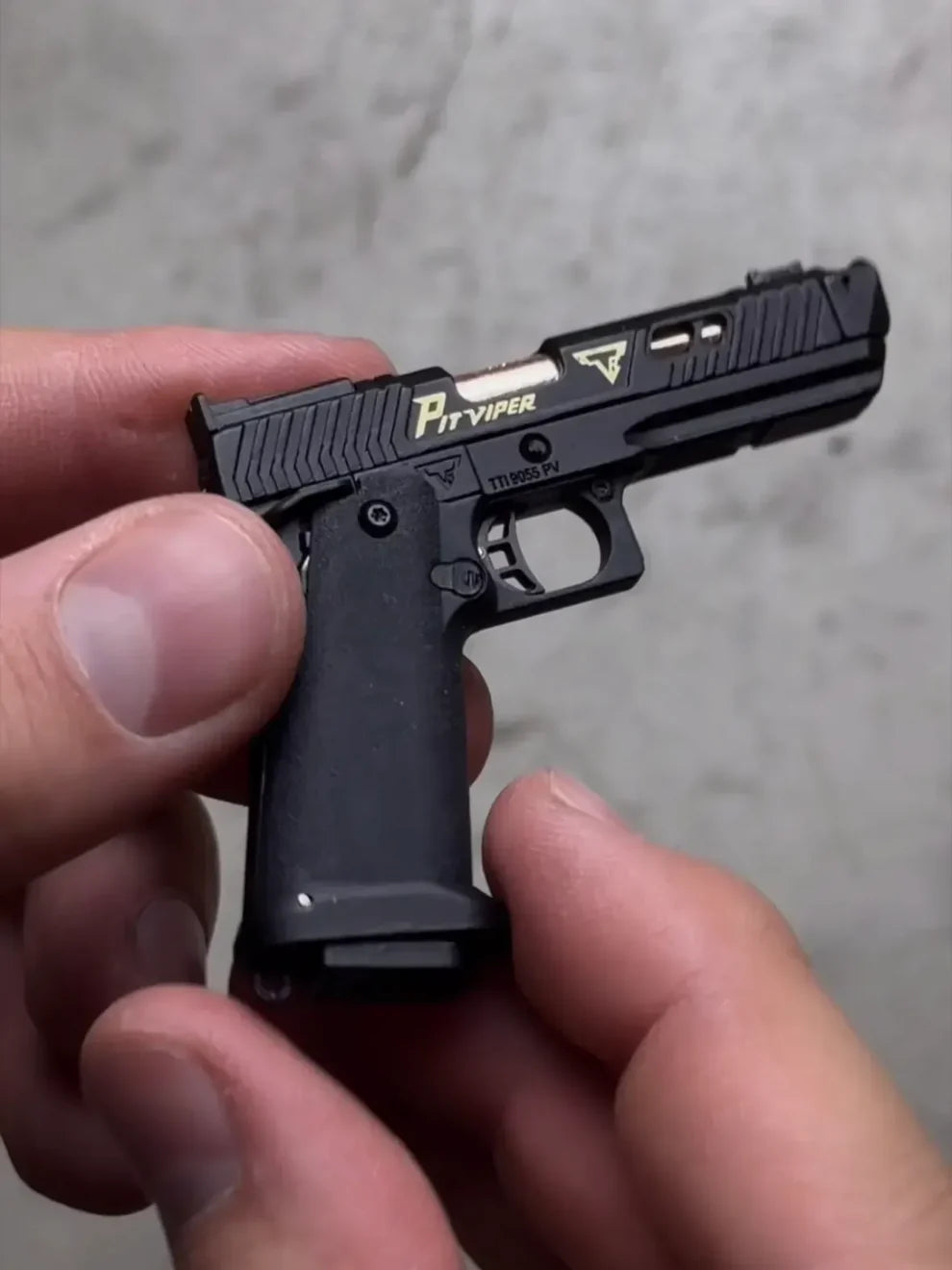 MiniCaliber™ Glock G34 Pit Viper Ejection Detachable Keychain with Case